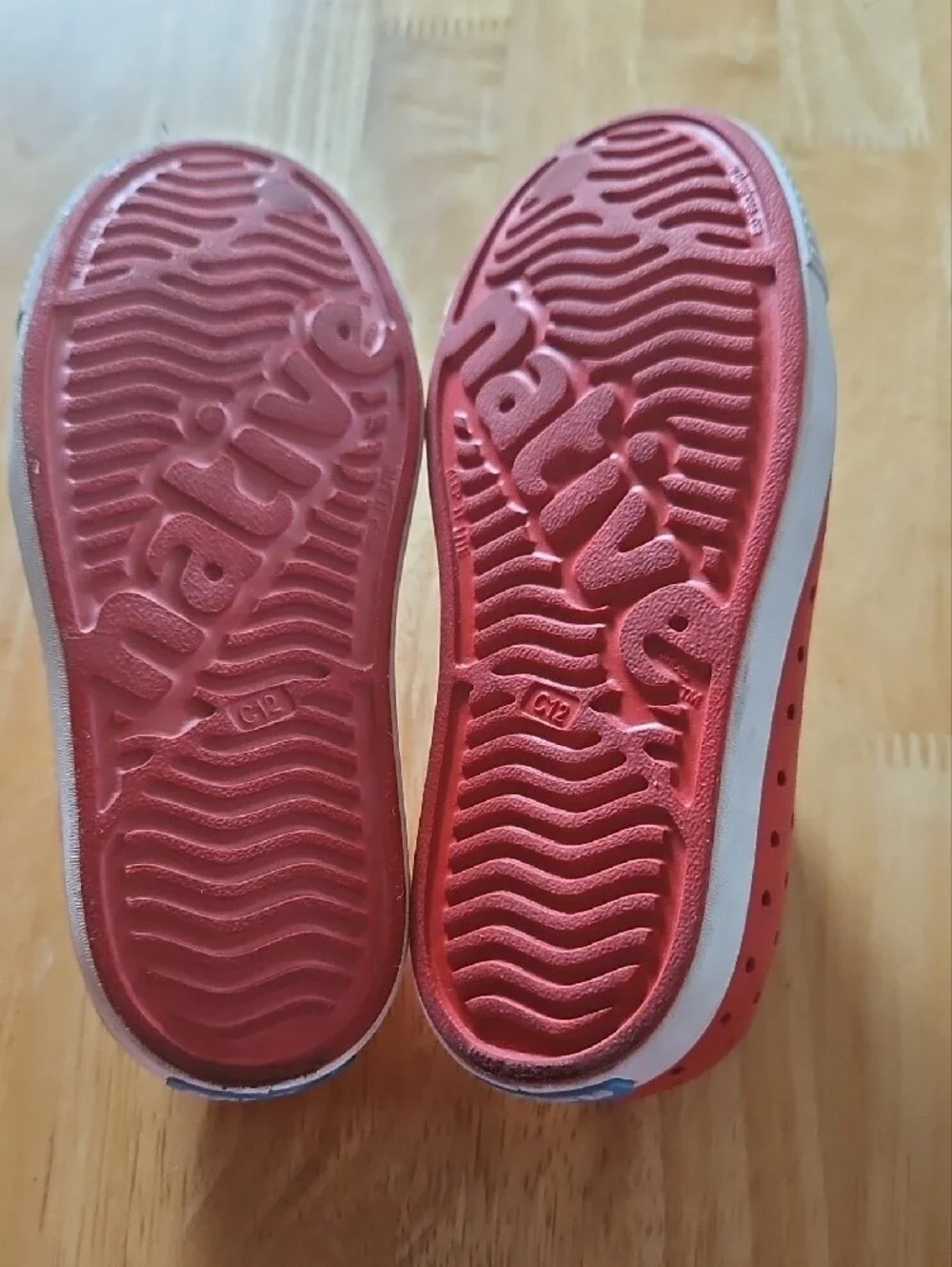 Native Kids Red Minnie Mouse Slip-On Water Shoes